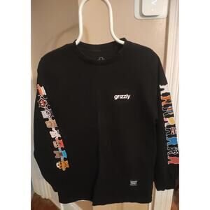 Grizzly Griptape long sleeve t-shirt - M - arm hits EUC